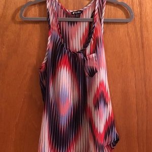 Lily White Racerback Blouse